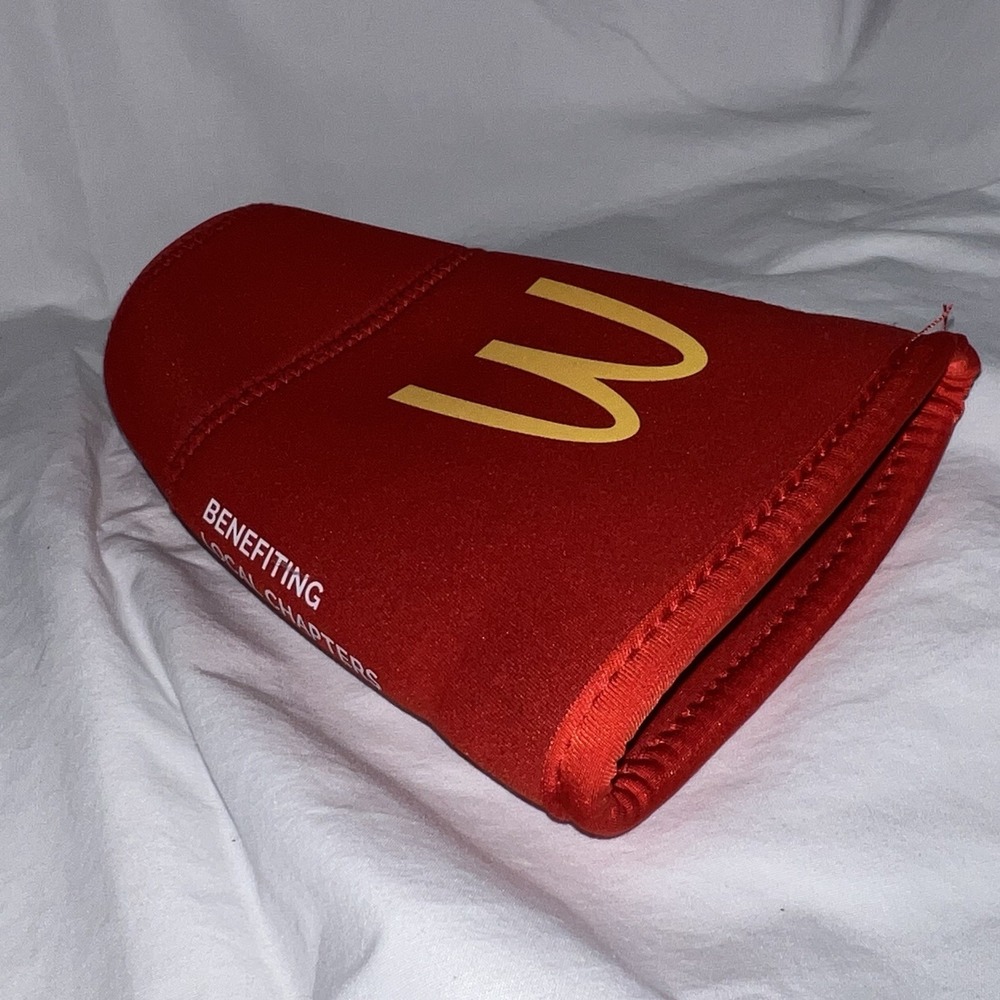 Mcdonald's Coca Cola large Drink Coozy Soda Sok Red cozy holder - Picture 8 of 8